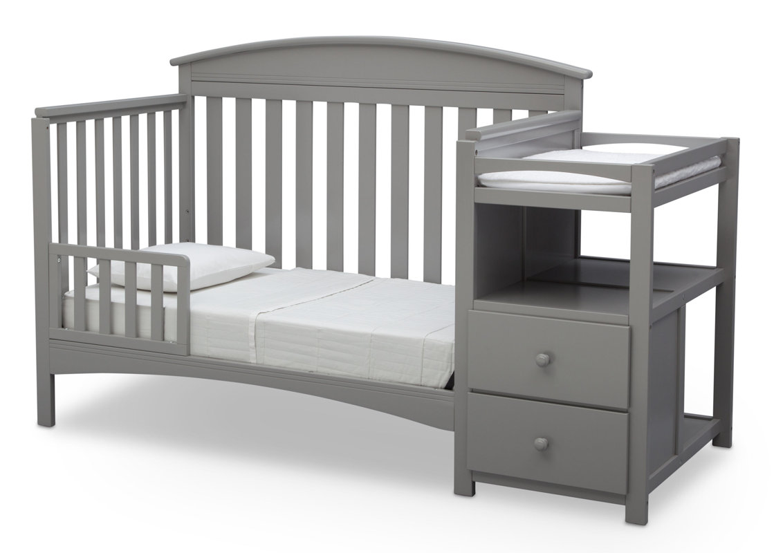 Delta Children Abby 4in1 Convertible Crib and Changer by Delta